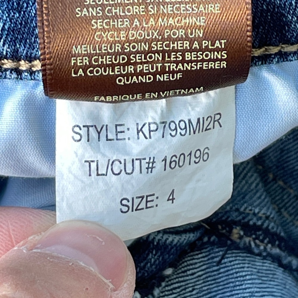 Kut from the Kloth Katy Boyfriend Jeans Womens 4 Blue Casual KP799MI2R Denim - Picture 6 of 13